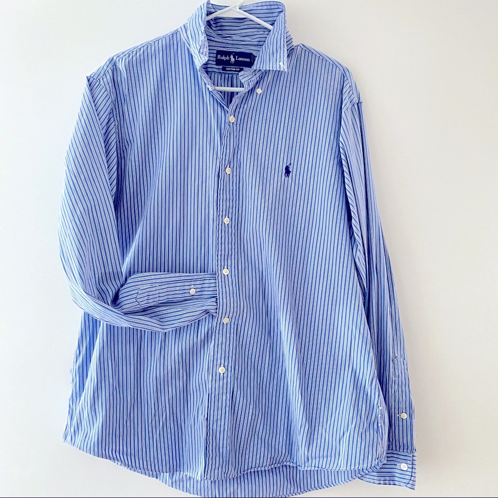 Ralph Lauren custom fit button up shirt